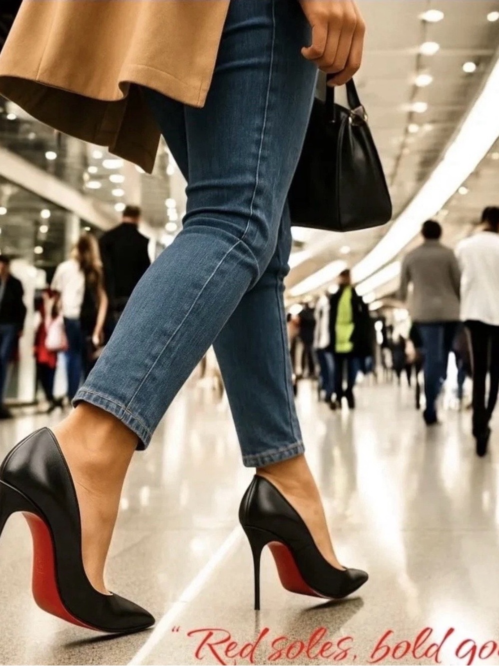 Christian Louboutin Leather Pumps.  Red Bottoms. Size: EU 41.5 US 11.